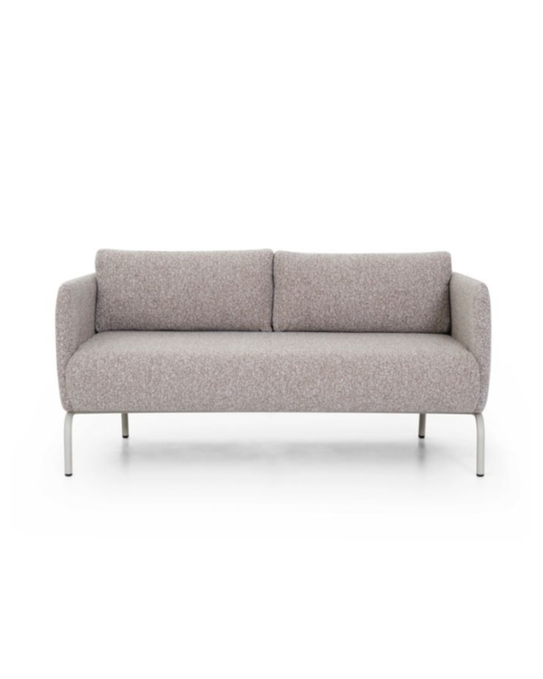 Fauteuil lounge carré en tissu 2 places - Park