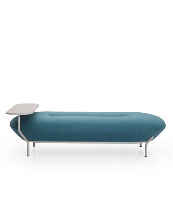 Banc tissu rembourré sans dossier, simple ou double - Capulus