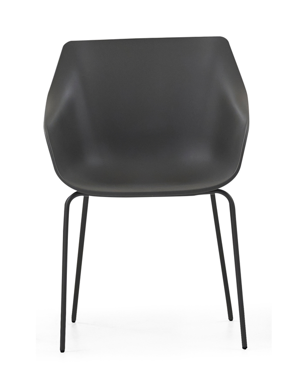Chaise fixe avec choix de piètement (5 coloris) - Birdy
