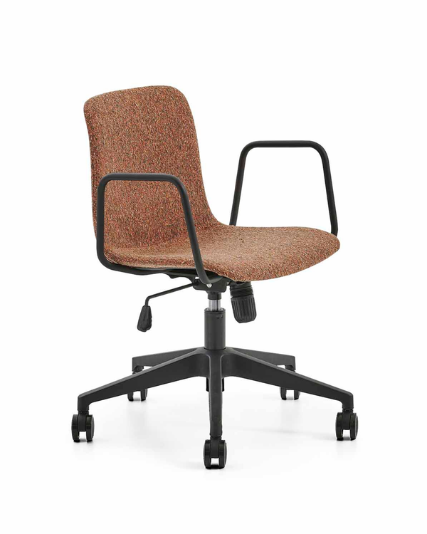 Chaise de travail sur roulettes sans coussin - Tim
