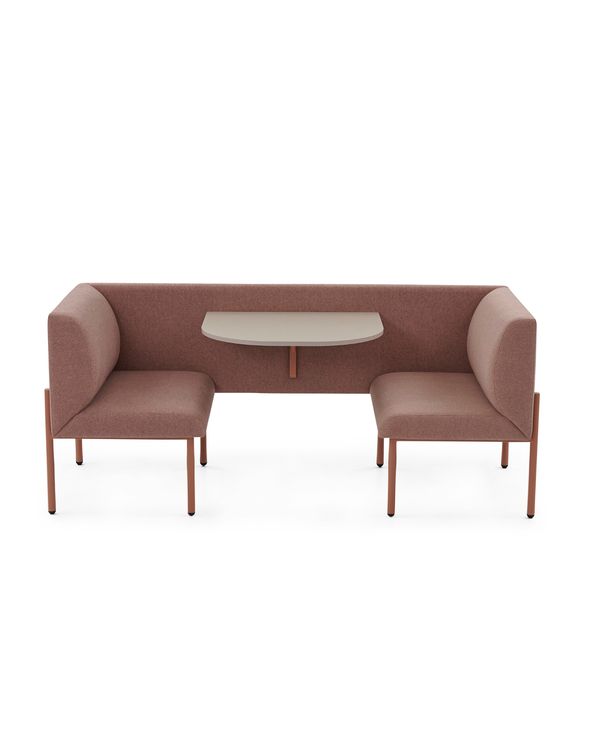 Canapé lounge compact, 2 hauteurs - Nora