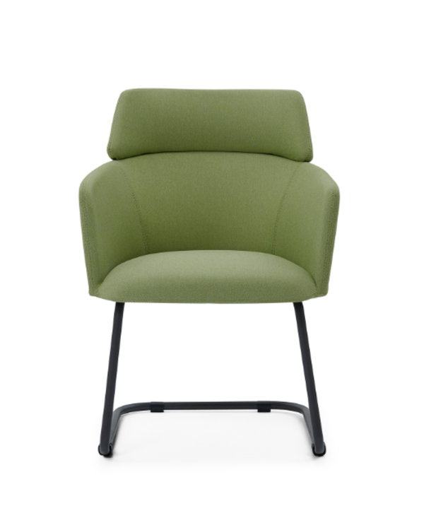 Chaise d'accueil à la forme vive et dynamique - May