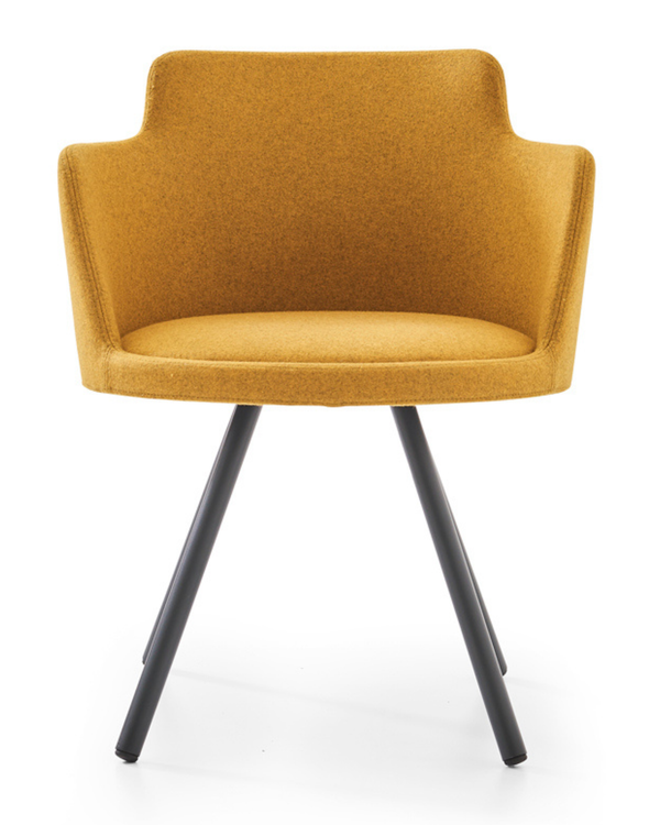 Chaise avec choix de piètement (bois ou métal) - Sar