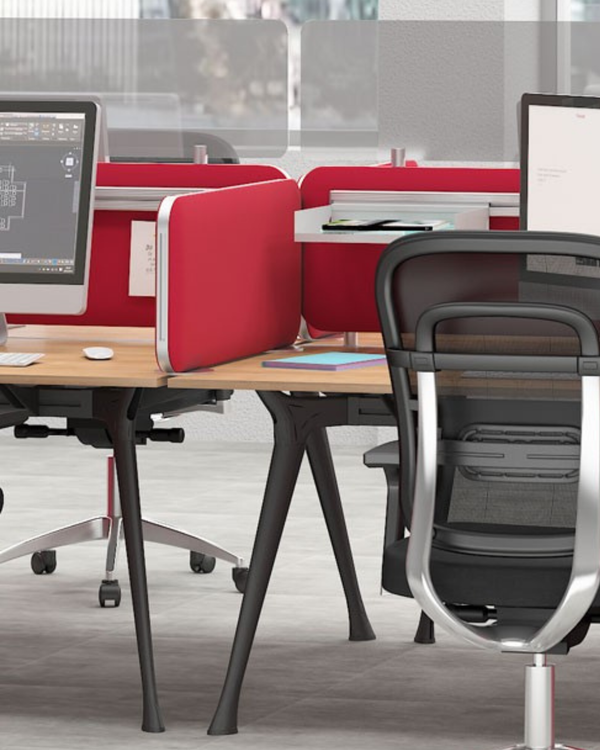 Cloison acoustique latérale pour bureau