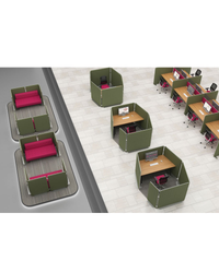 Écran acoustique autoportant piètement horizontal
