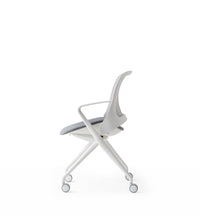 Chaise à piètement pliable sur roulettes - Vers
