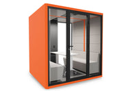 Cabine acoustique - espace de réunion insonorisé pour 4 personnes