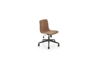 Chaise de travail sur roulettes, poignée et coussin en option - Tim