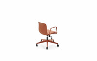 Chaise de travail sur roulettes avec coussin - Tim