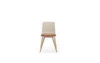 Chaise aux pieds en bois avec roulettes en option - Tim Wood