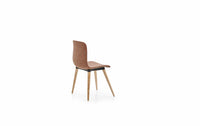 Chaise aux pieds en bois avec roulettes en option - Tim Wood