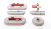 Banquette modulaire design pour espace lounge - Hole