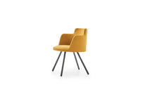 Chaise avec choix de piètement (bois ou métal) - Sar