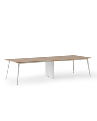 Table de conférence au piètement aluminium léger - Mio