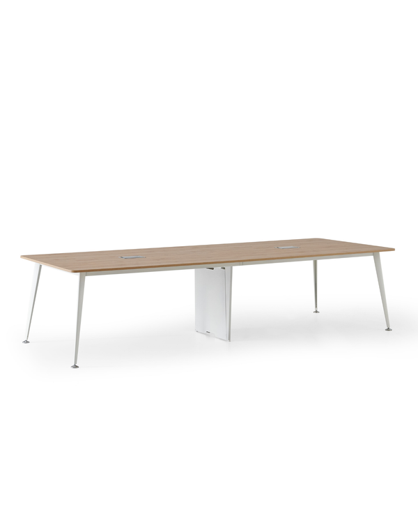 Table de conférence au piètement aluminium léger - Mio