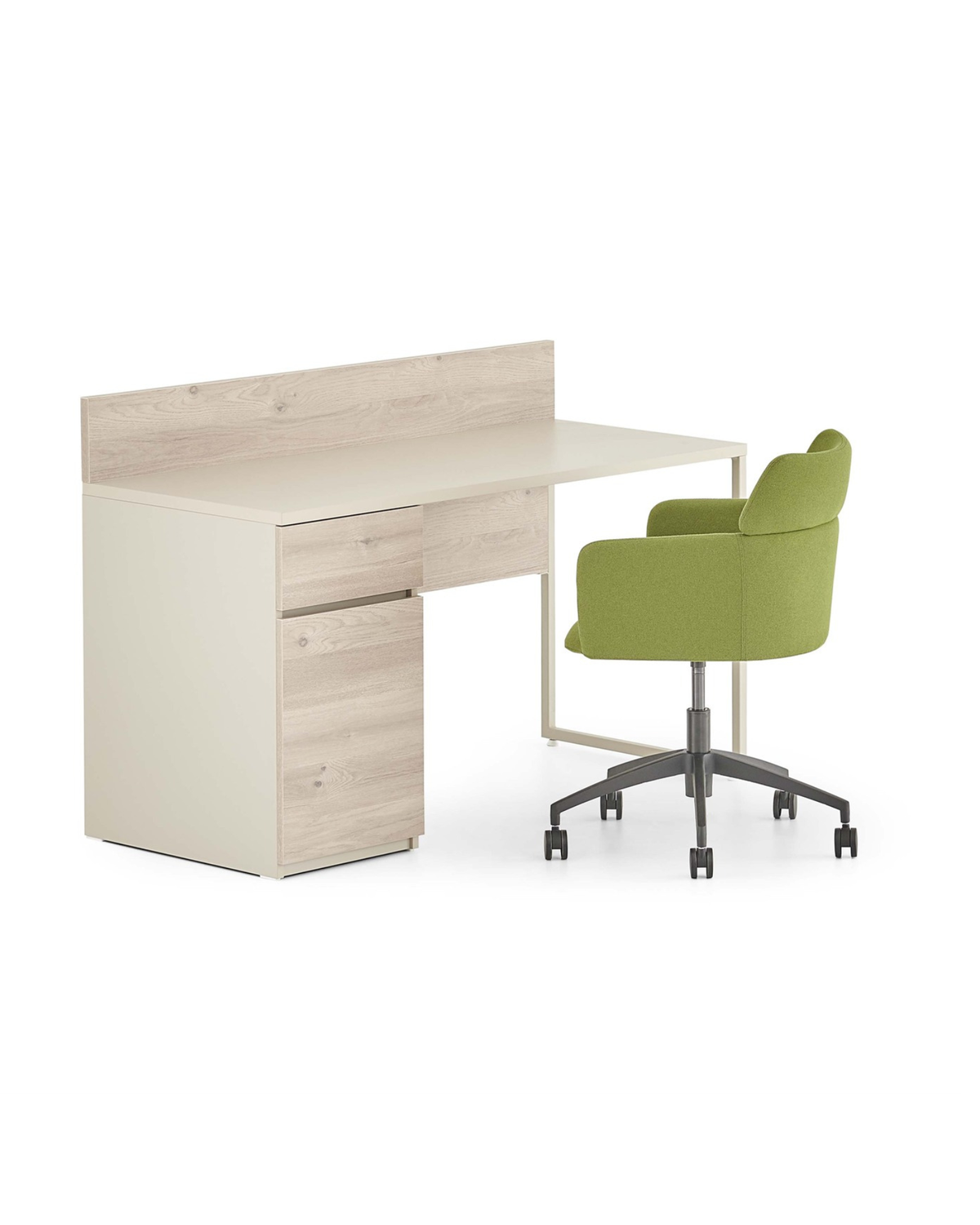 Bureau avec armoire de rangement Mila - vue produit