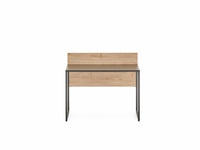 Bureau droit avec panneau modesty assorti - Mila