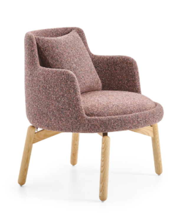 Fauteuil lounge enveloppant avec coussin lombaire - Sar