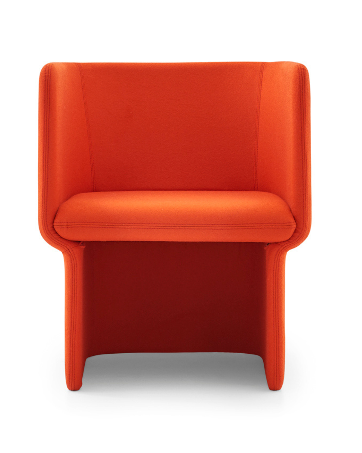 Fauteuil coque monobloc au design sculptural - Totem