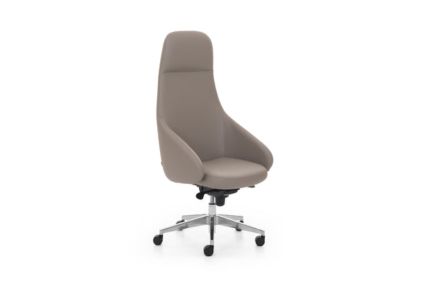 Chaise de direction design en cuir ou tissu - Alen