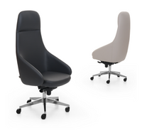 Chaise de direction design en cuir ou tissu - Alen