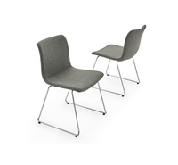 Chaise réunion assise tissu - Best