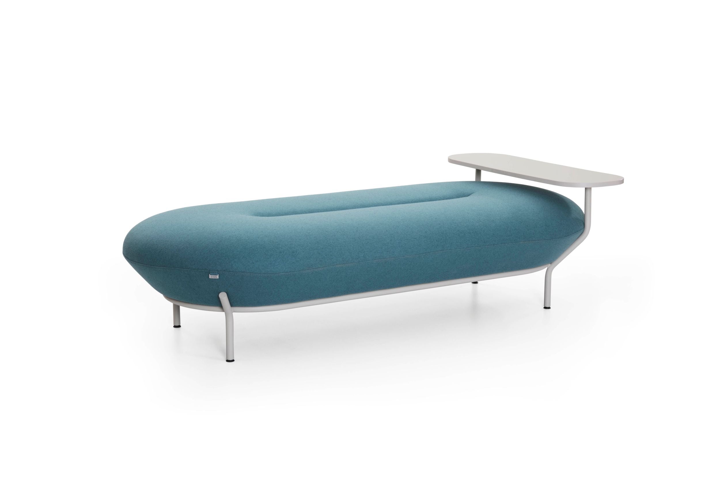 Banc tissu rembourré sans dossier, simple ou double - Capulus