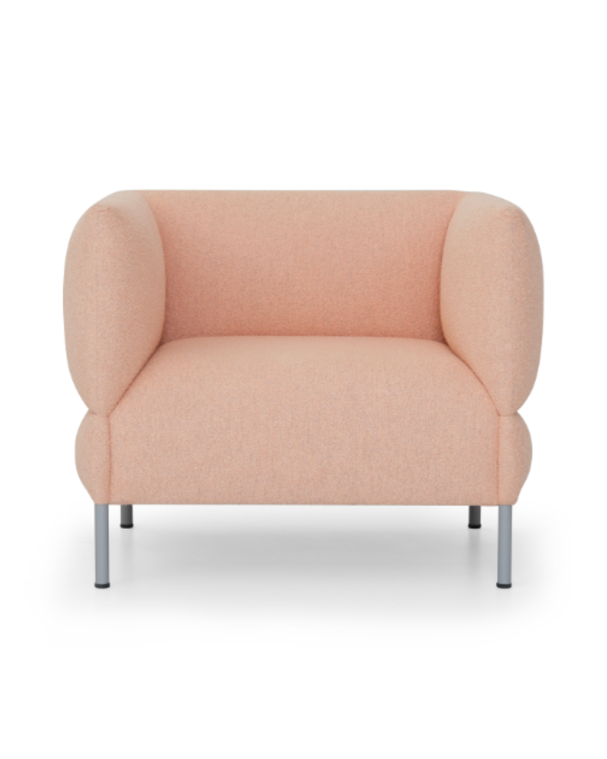 Fauteuil design sculptural avec soutien lombaire ergonomique - Chocolate