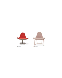 Chaise d'accueil à la forme enveloppante et communicative - Manta