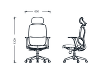 Fauteuil de bureau avec têtière - Fly