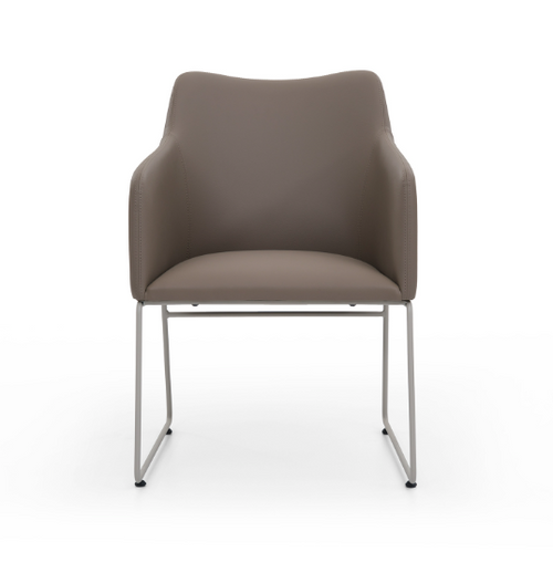 Chaise d'accueil au piètement transmission - Lia-P