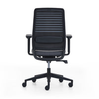 Siège de travail ergonomique avec roulettes et dossier résille - Luna