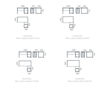 Bureau d'angle en L - Mila