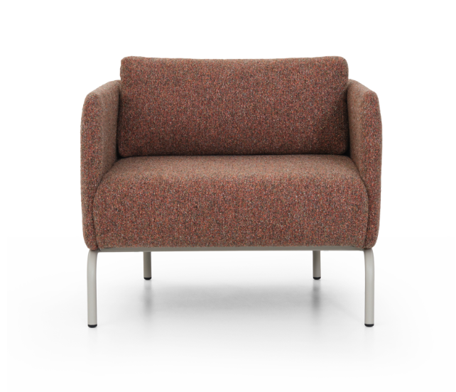 Fauteuil lounge carré en tissu 1 place - Park