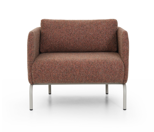 Fauteuil lounge carré en tissu 1 place - Park