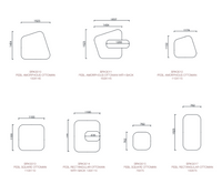 Poufs modulaires carrés, rectangulaires et organiques - Pebl