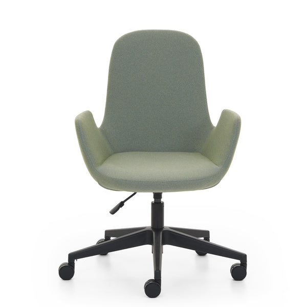 Fauteuil hauteur réglable avec accoudoirs et roulettes - Pod