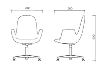 Chaise d'attente au design élégant et confort quotidien - Pod