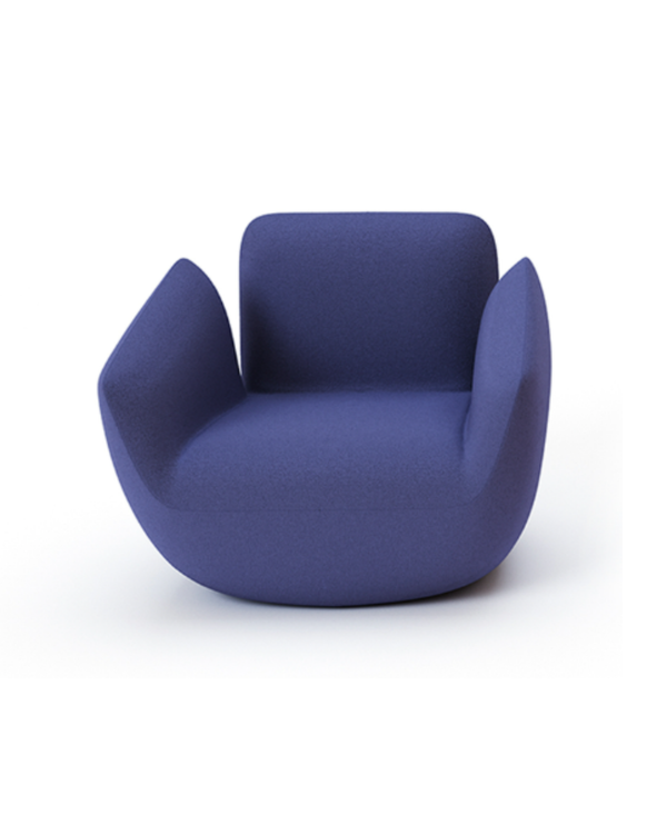 Fauteuil lounge 1 place aux formes organiques inspirées de la nature - Whale
