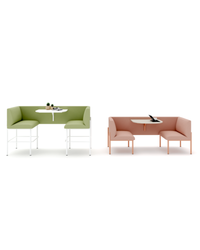 Canapé lounge compact, 2 hauteurs - Nora