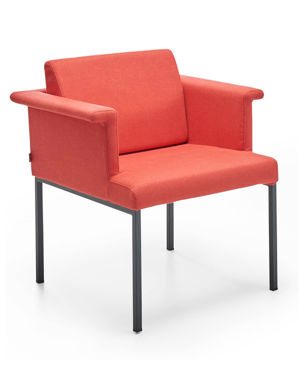 Fauteuil d'accueil compact avec accoudoirs - Tur