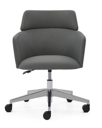 Chaise de travail au design dynamique et pieds mobiles - May