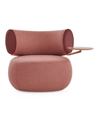 Fauteuil à la forme ronde inspirée de la lune - Mona
