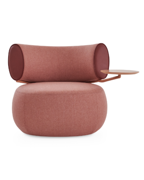 Fauteuil à la forme ronde inspirée de la lune - Mona
