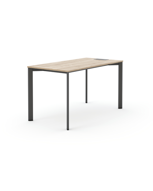 Bureau droit pieds métalliques - Cargo