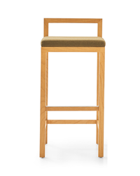 Chaise haute en bois avec choix de dossier (droit ou enveloppant) - Ika