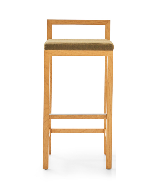 Chaise haute en bois avec choix de dossier (droit ou enveloppant) - Ika