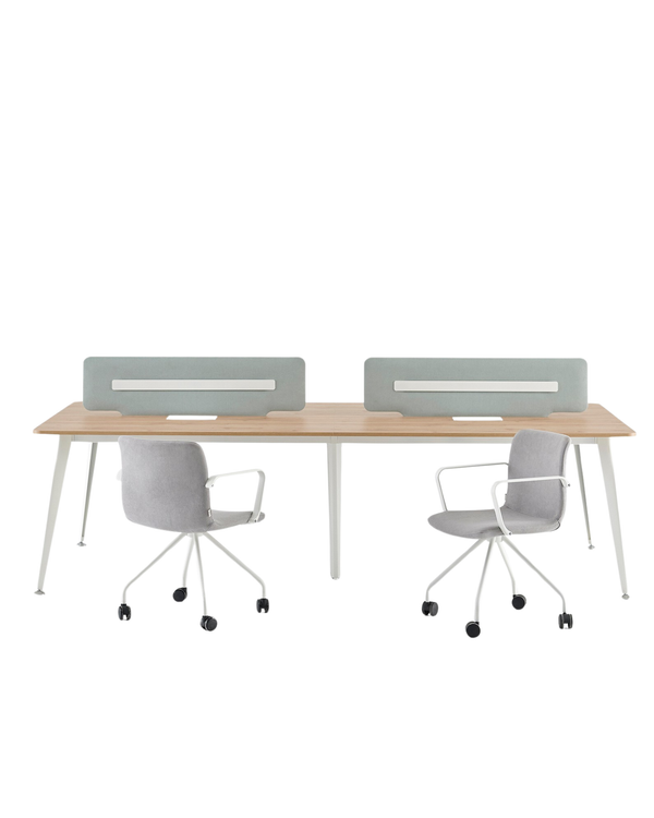 Poste de travail 4 personnes 4 pieds - Mio