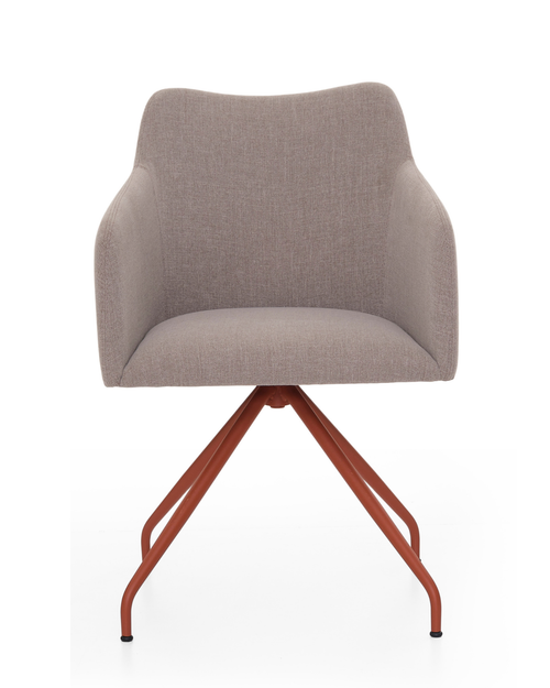 Fauteuil au piètement métallique 4 pieds - Lia-P Métal
