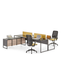 Poste de travail 4 personnes - Mila